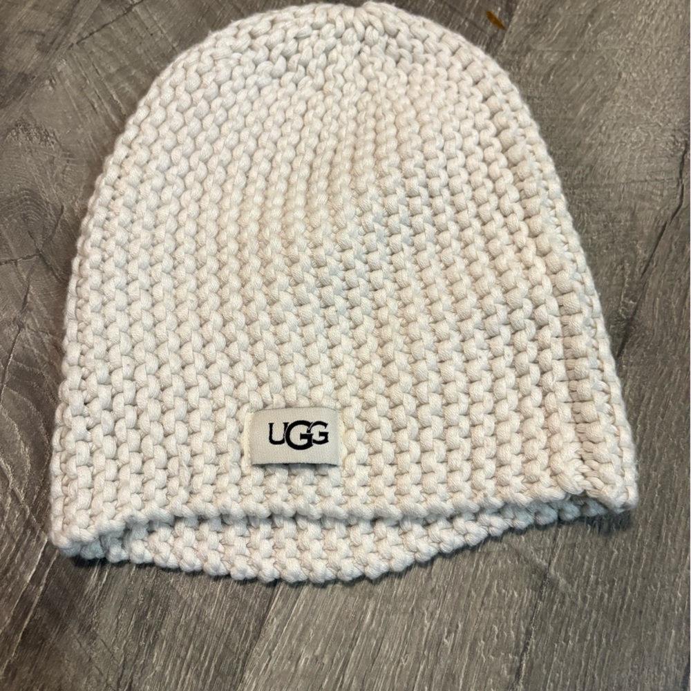UGG Soft Cream Knit Hat